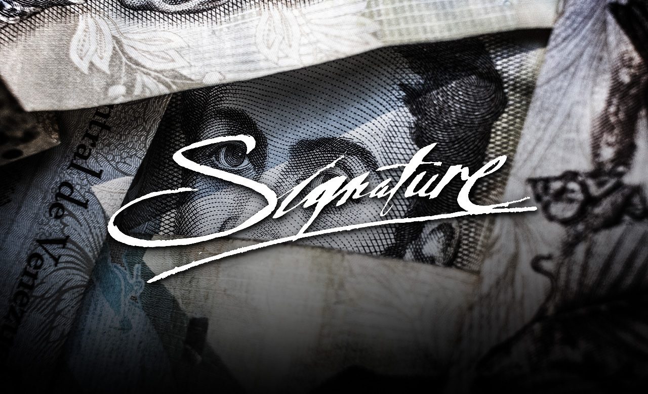 banniere blanchiment argent signature