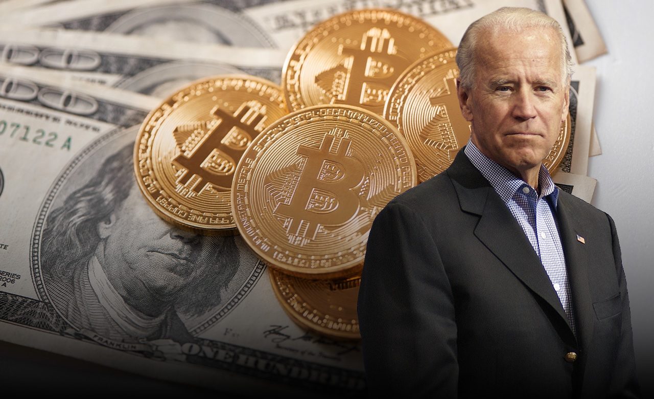 banniere joe biden surtaxe crypto