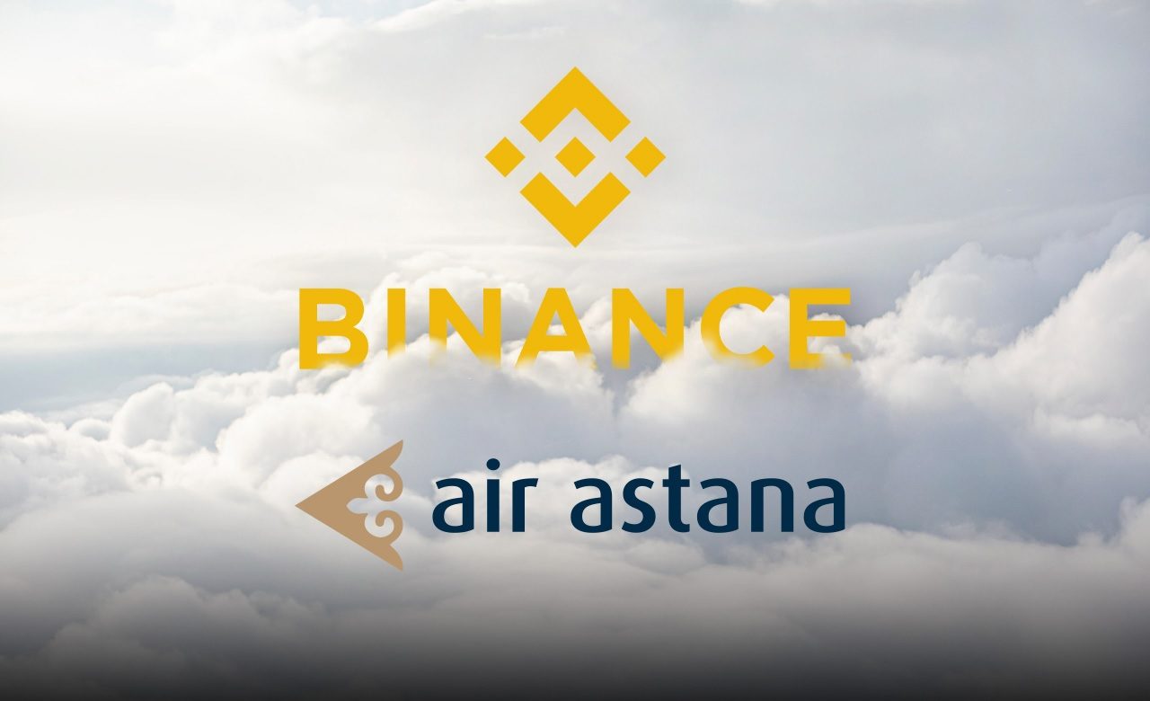 banniere partenariat binance air astana